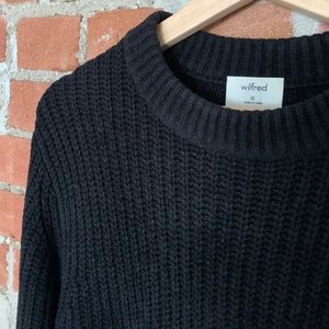Aritzia Wilfred chenille sweater
